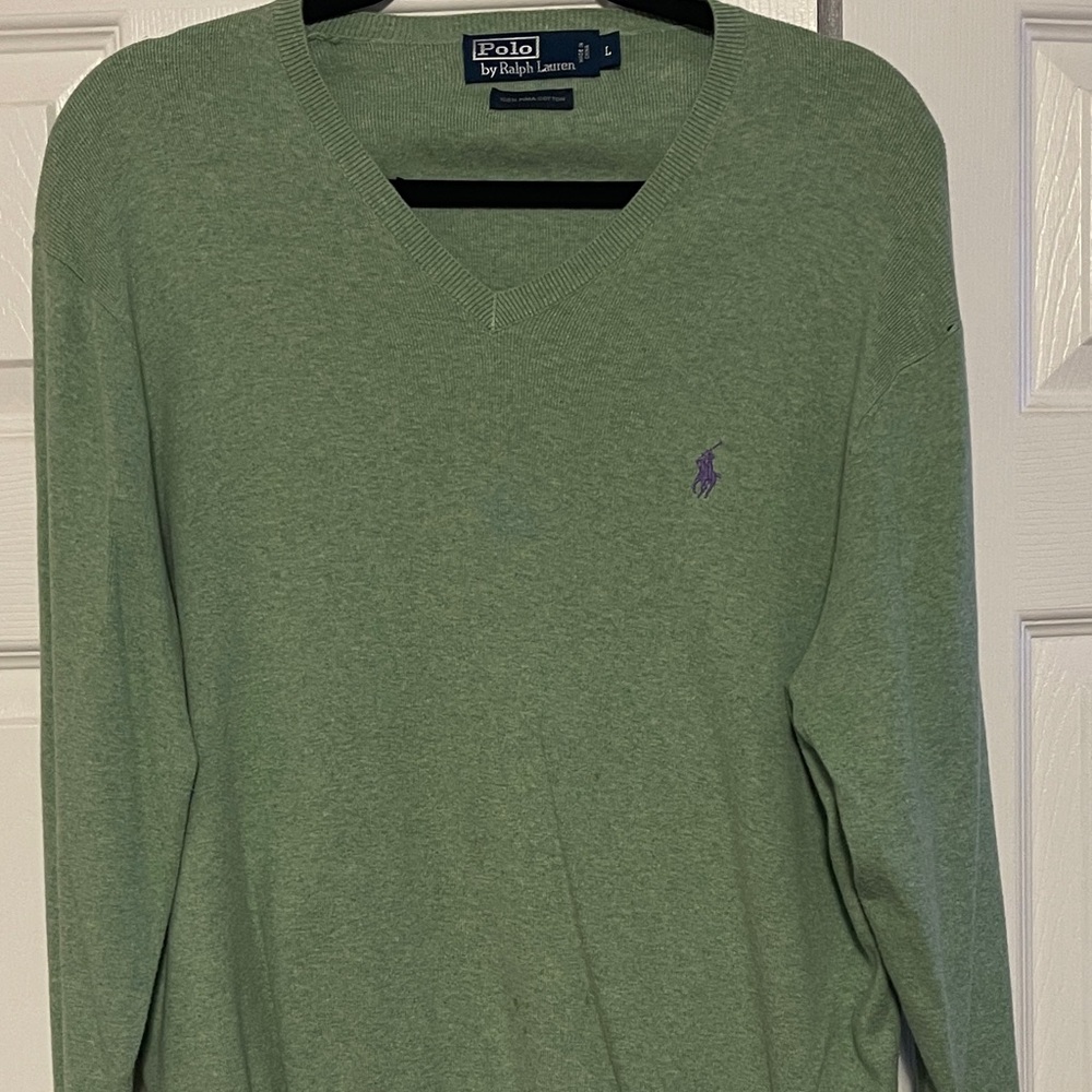 Ralph Lauren Light Green Sweater